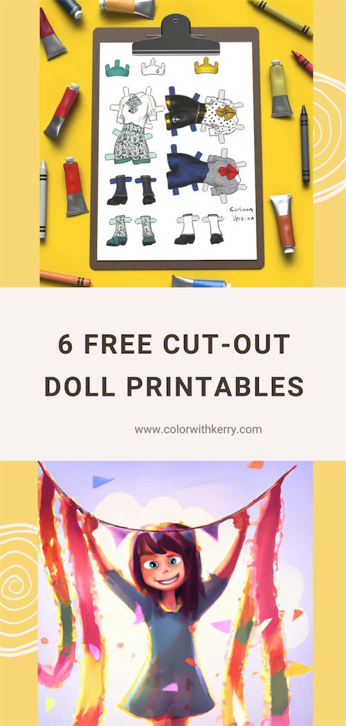 Fun printable paper doll and clothes