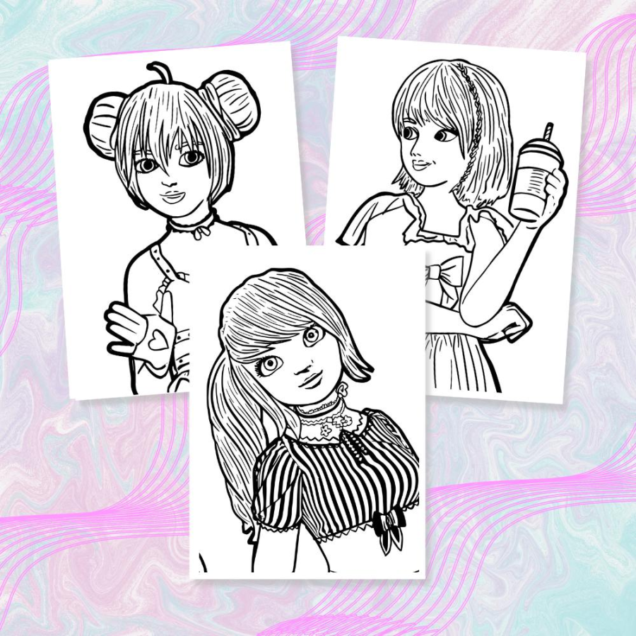 Download and print free people coloring pages